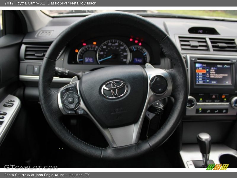 Classic Silver Metallic / Black 2012 Toyota Camry SE