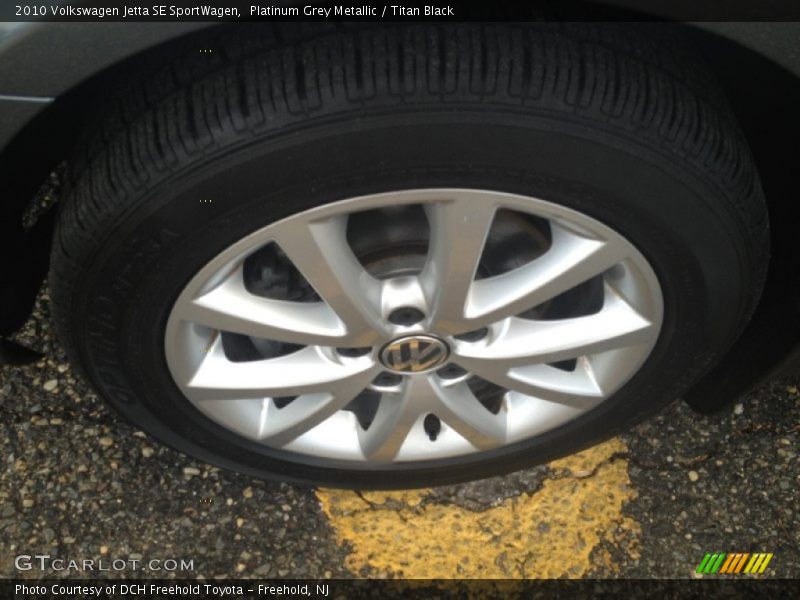 Platinum Grey Metallic / Titan Black 2010 Volkswagen Jetta SE SportWagen