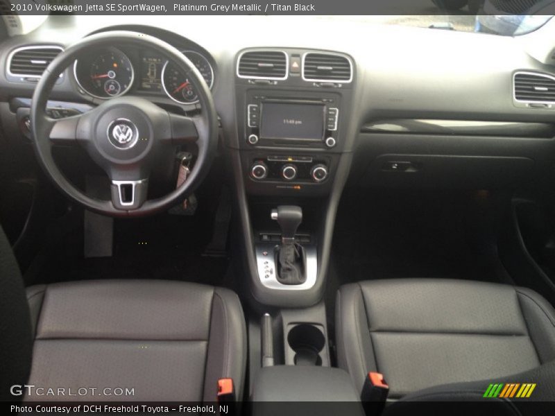 Platinum Grey Metallic / Titan Black 2010 Volkswagen Jetta SE SportWagen