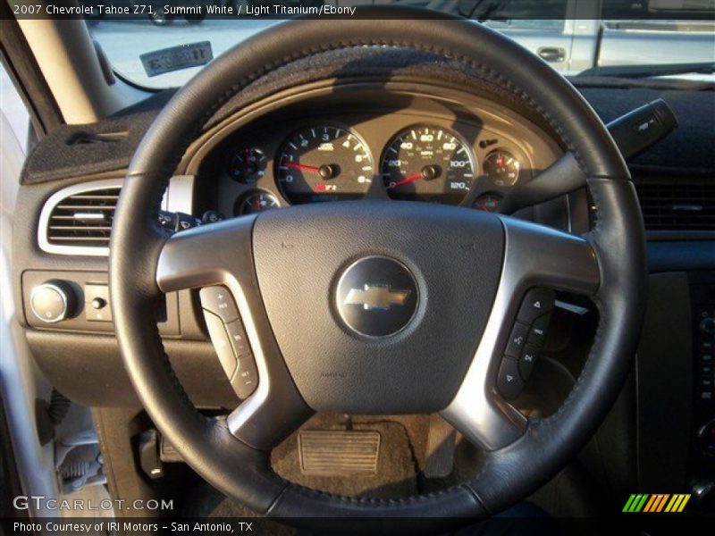 Summit White / Light Titanium/Ebony 2007 Chevrolet Tahoe Z71