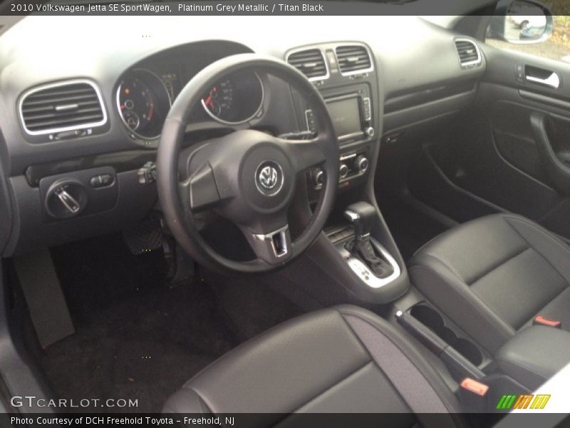 Platinum Grey Metallic / Titan Black 2010 Volkswagen Jetta SE SportWagen