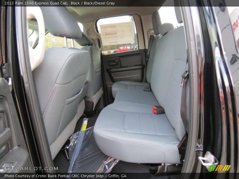 Black / Black/Diesel Gray 2013 Ram 1500 Express Quad Cab