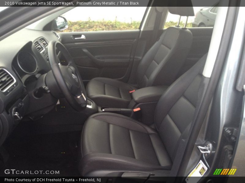 Platinum Grey Metallic / Titan Black 2010 Volkswagen Jetta SE SportWagen