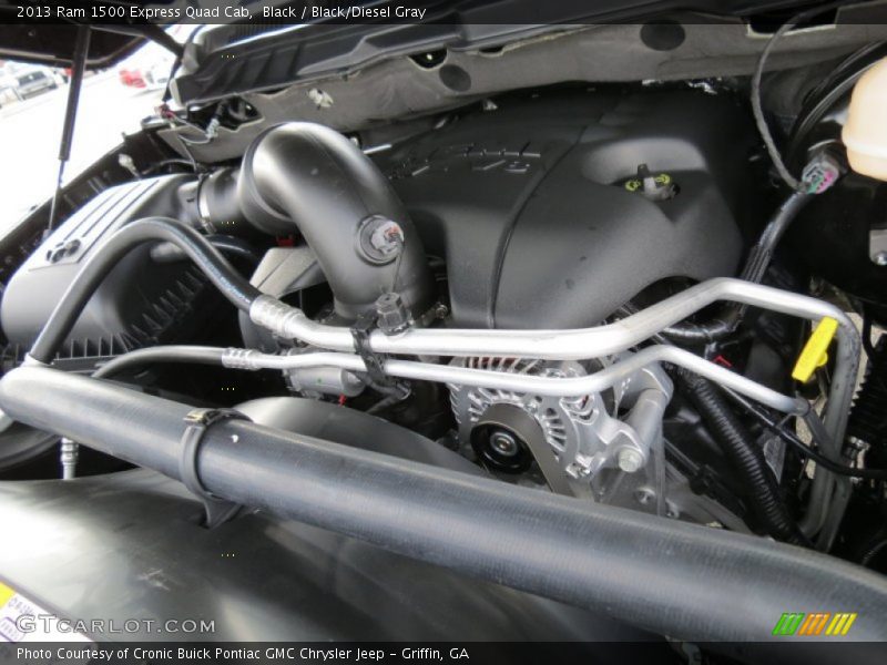 Black / Black/Diesel Gray 2013 Ram 1500 Express Quad Cab