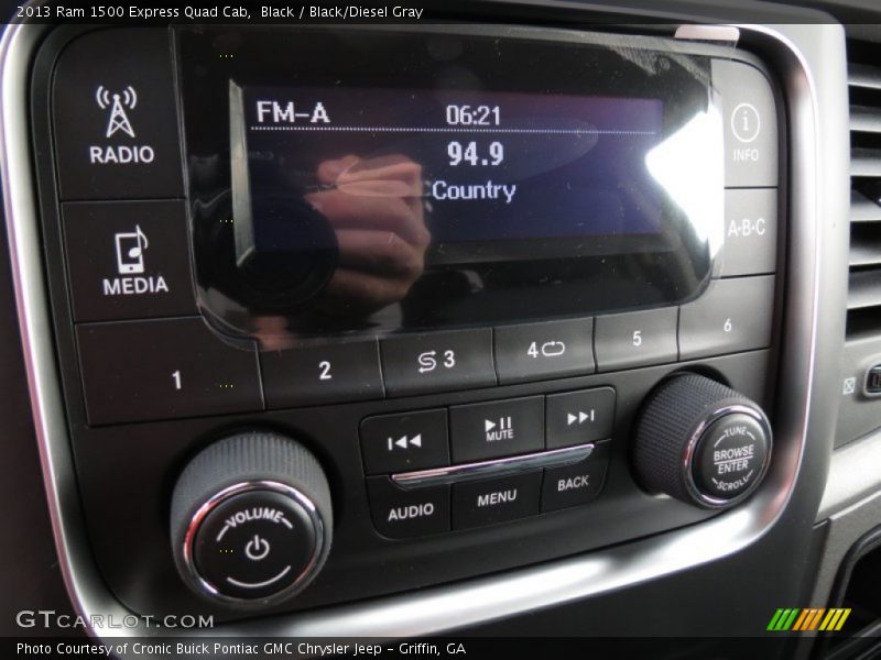 Audio System of 2013 1500 Express Quad Cab