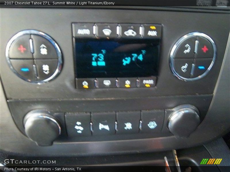 Summit White / Light Titanium/Ebony 2007 Chevrolet Tahoe Z71