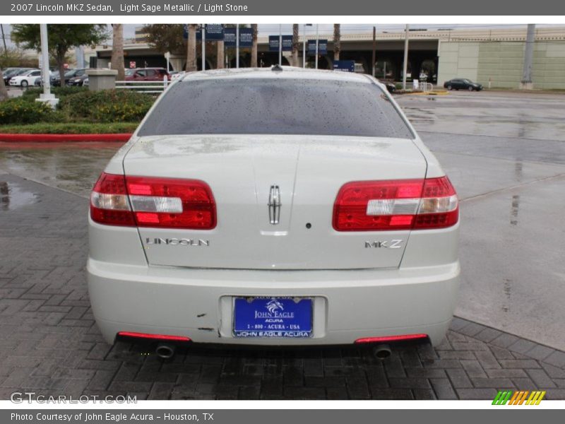 Light Sage Metallic / Light Stone 2007 Lincoln MKZ Sedan