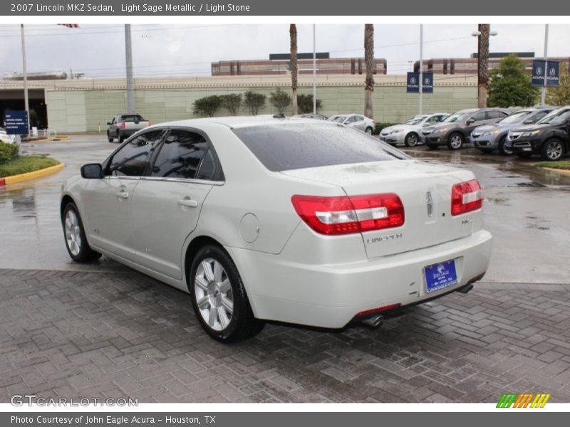 Light Sage Metallic / Light Stone 2007 Lincoln MKZ Sedan