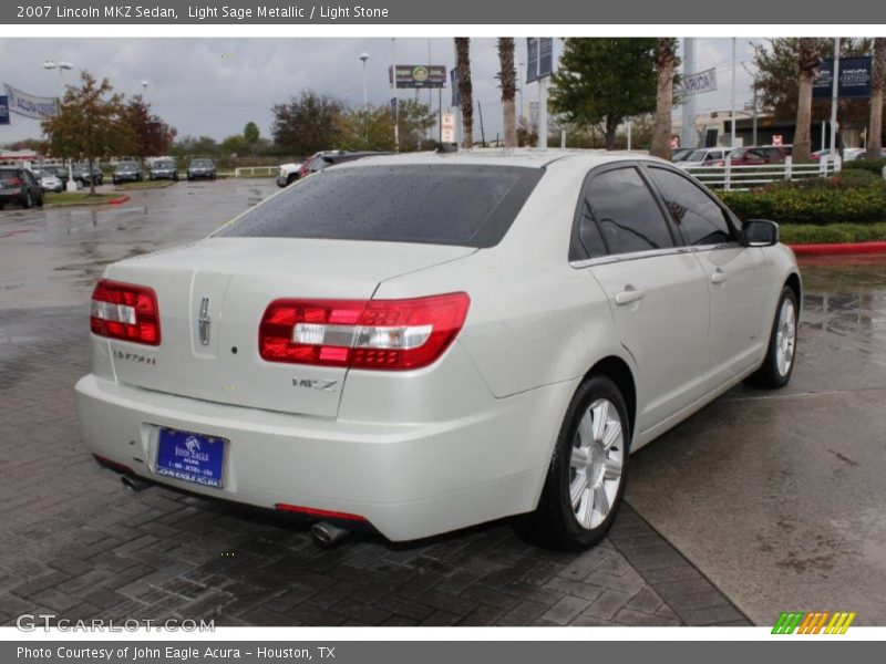 Light Sage Metallic / Light Stone 2007 Lincoln MKZ Sedan