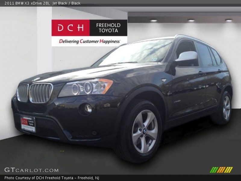 Jet Black / Black 2011 BMW X3 xDrive 28i