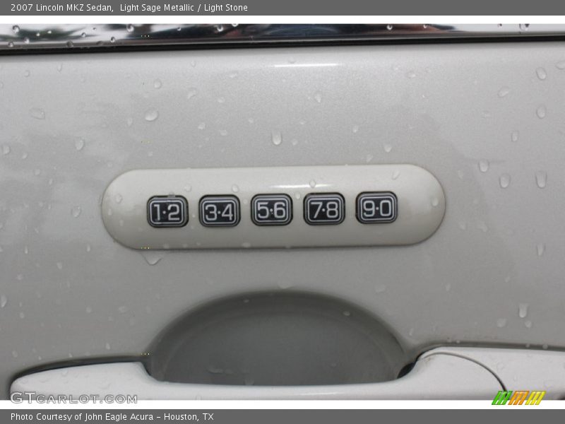 Light Sage Metallic / Light Stone 2007 Lincoln MKZ Sedan