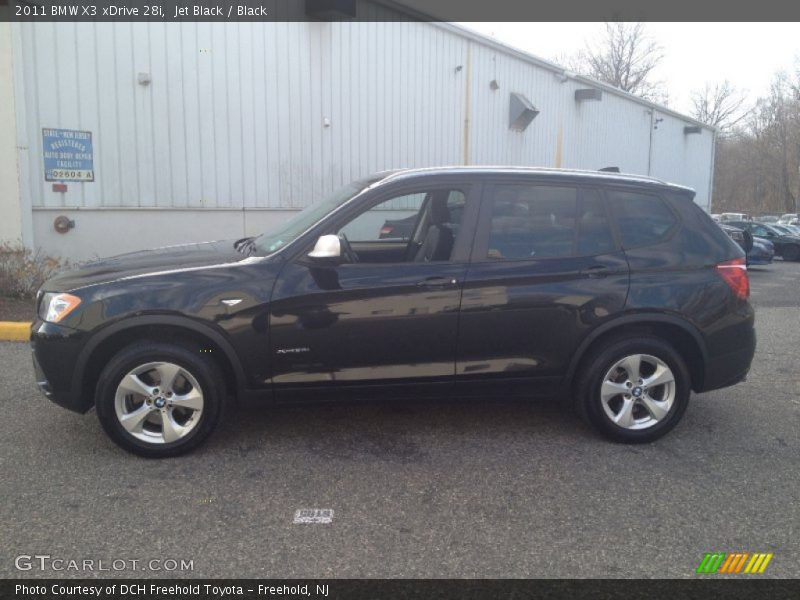 Jet Black / Black 2011 BMW X3 xDrive 28i