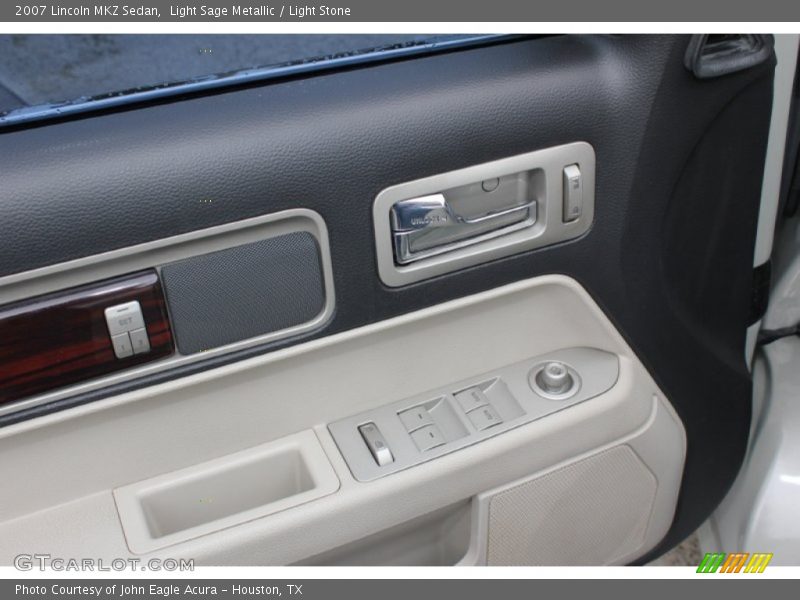 Light Sage Metallic / Light Stone 2007 Lincoln MKZ Sedan