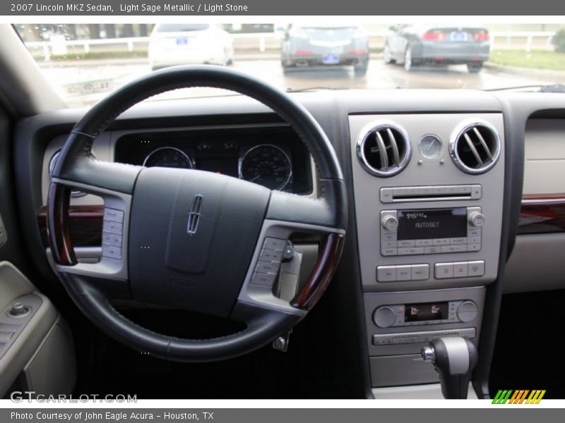 Light Sage Metallic / Light Stone 2007 Lincoln MKZ Sedan