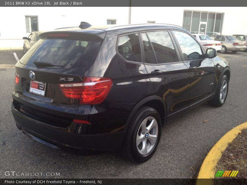 Jet Black / Black 2011 BMW X3 xDrive 28i