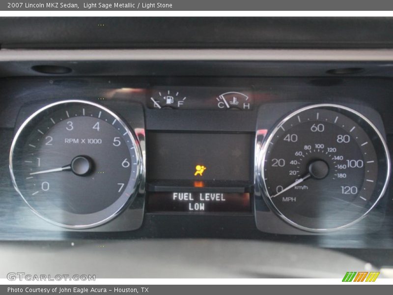 Light Sage Metallic / Light Stone 2007 Lincoln MKZ Sedan