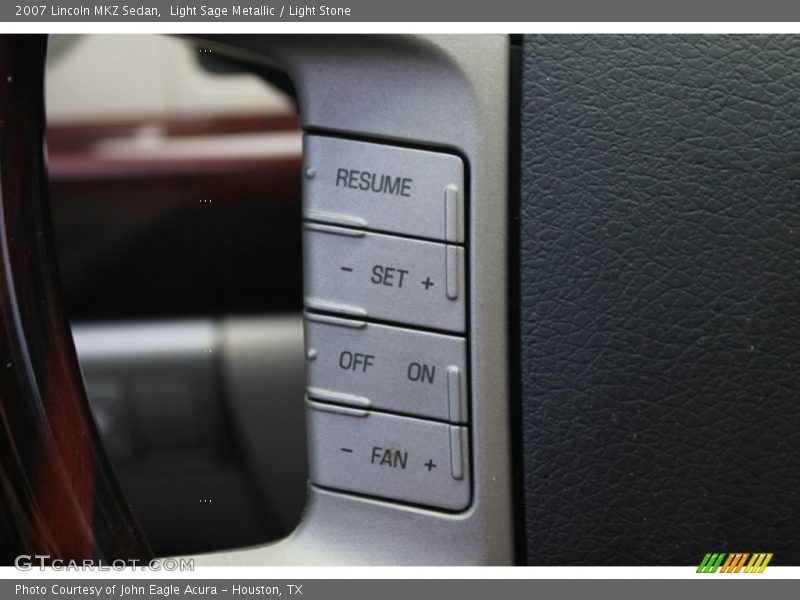 Controls of 2007 MKZ Sedan