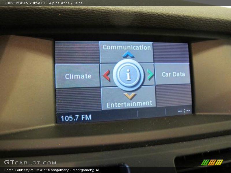 Alpine White / Beige 2009 BMW X5 xDrive30i