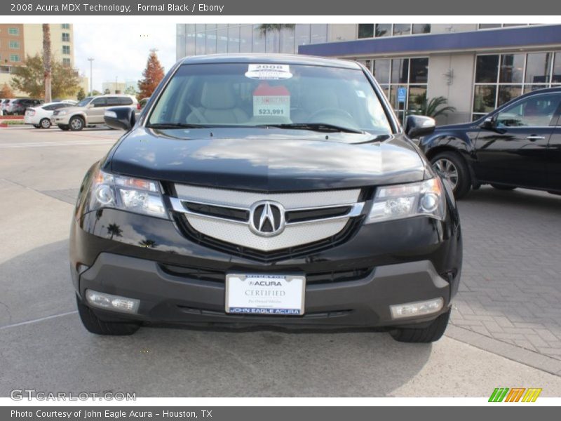 Formal Black / Ebony 2008 Acura MDX Technology
