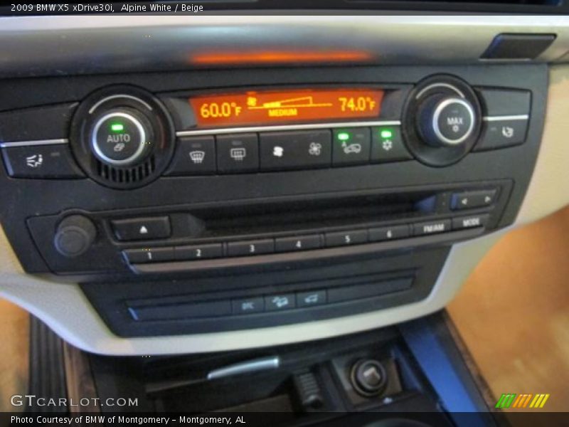 Alpine White / Beige 2009 BMW X5 xDrive30i