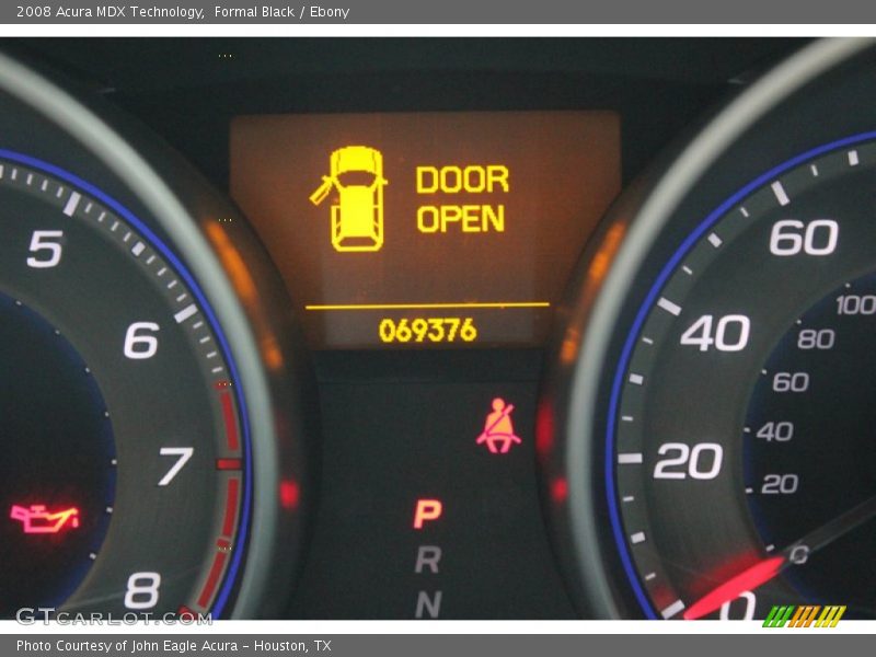 Formal Black / Ebony 2008 Acura MDX Technology