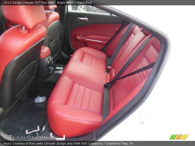 Rear Seat of 2013 Charger SXT Plus AWD