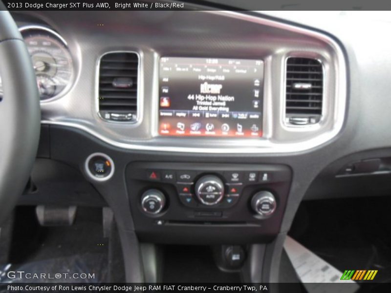 Bright White / Black/Red 2013 Dodge Charger SXT Plus AWD