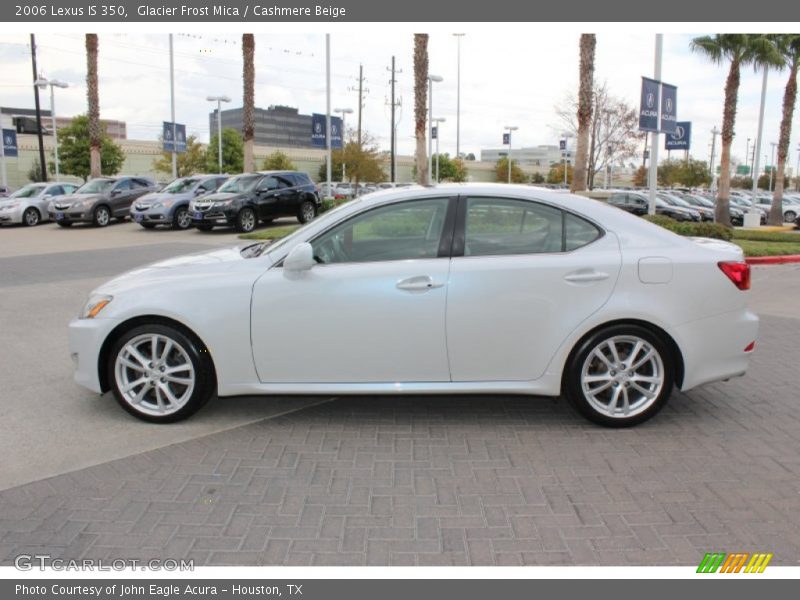 Glacier Frost Mica / Cashmere Beige 2006 Lexus IS 350