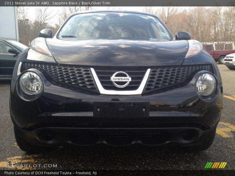 Sapphire Black / Black/Silver Trim 2011 Nissan Juke SV AWD