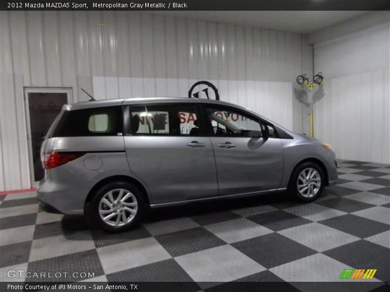 Metropolitan Gray Metallic / Black 2012 Mazda MAZDA5 Sport