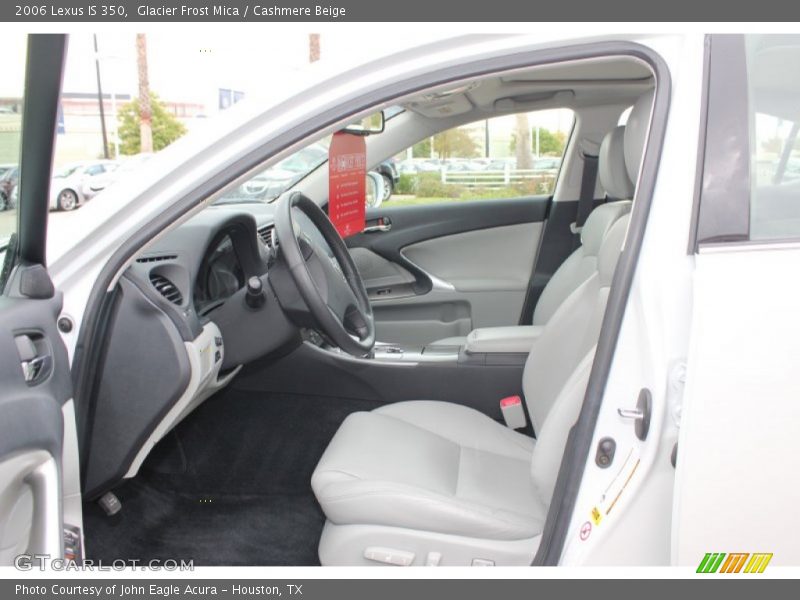 Glacier Frost Mica / Cashmere Beige 2006 Lexus IS 350