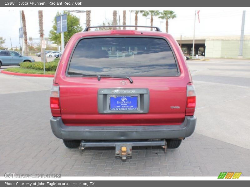 Radiant Red / Oak 1998 Toyota 4Runner