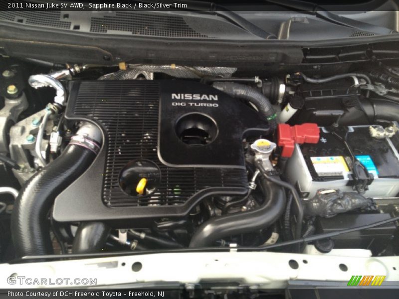 Sapphire Black / Black/Silver Trim 2011 Nissan Juke SV AWD