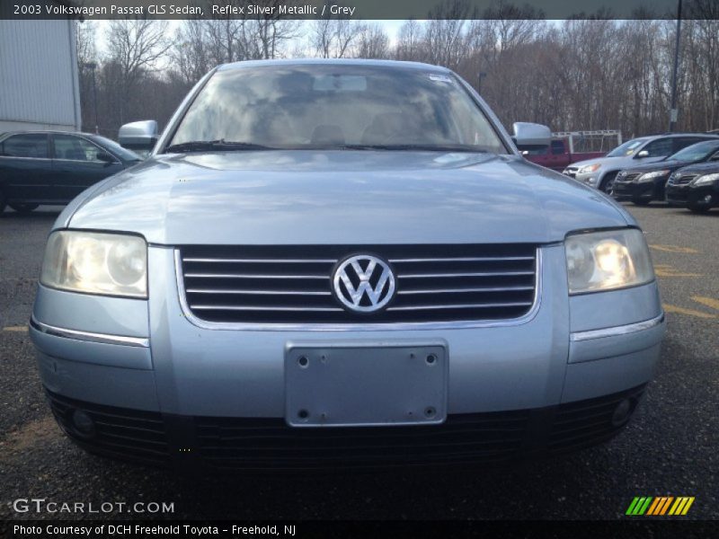 Reflex Silver Metallic / Grey 2003 Volkswagen Passat GLS Sedan
