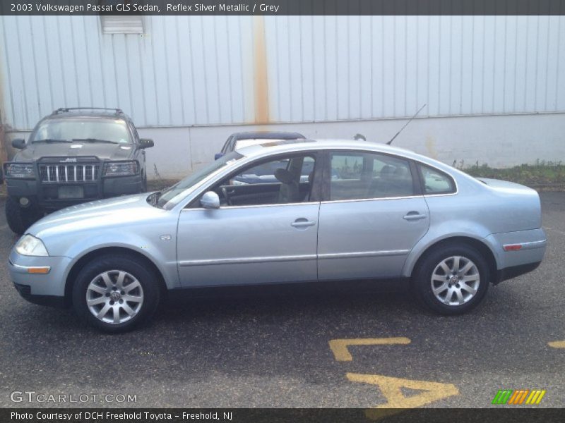 Reflex Silver Metallic / Grey 2003 Volkswagen Passat GLS Sedan