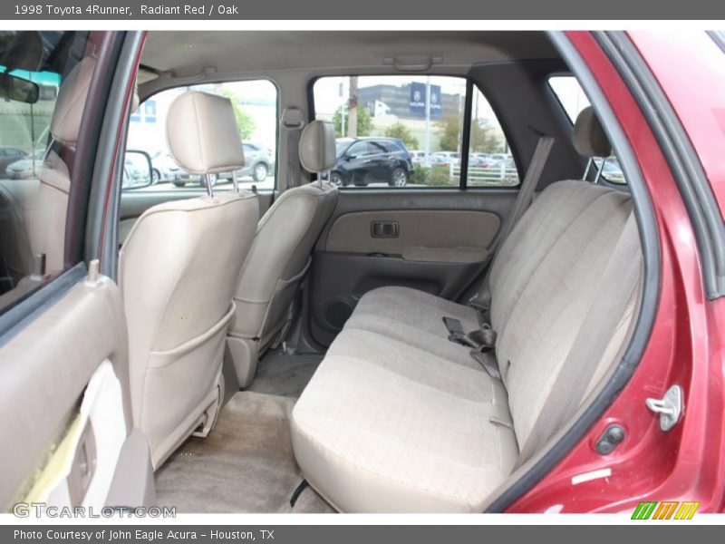 Rear Seat of 1998 4Runner 
