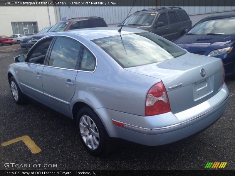 Reflex Silver Metallic / Grey 2003 Volkswagen Passat GLS Sedan