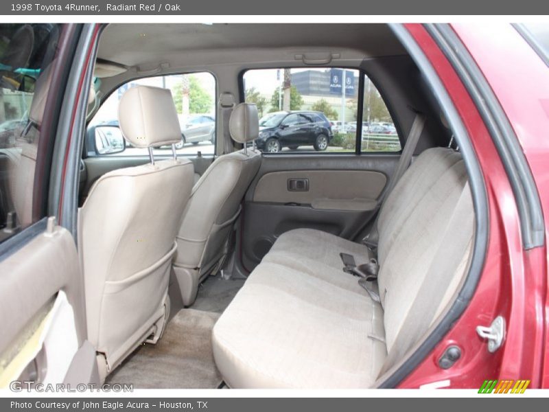 Rear Seat of 1998 4Runner 