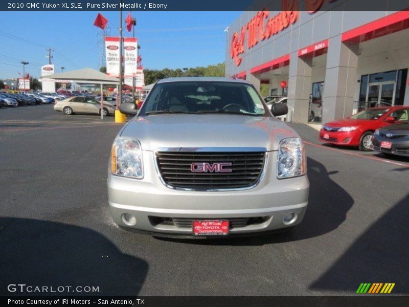 Pure Silver Metallic / Ebony 2010 GMC Yukon XL SLE
