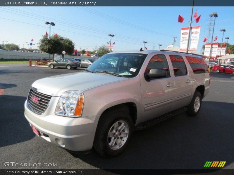 Pure Silver Metallic / Ebony 2010 GMC Yukon XL SLE