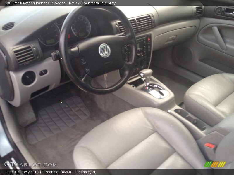 Reflex Silver Metallic / Grey 2003 Volkswagen Passat GLS Sedan