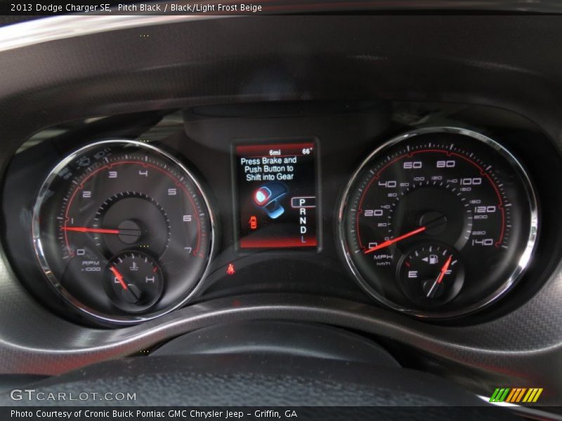 Pitch Black / Black/Light Frost Beige 2013 Dodge Charger SE