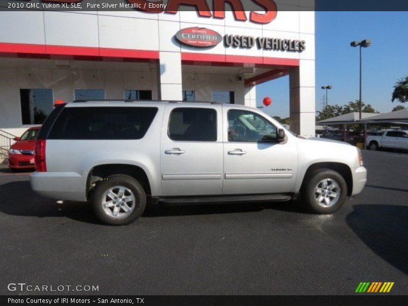 Pure Silver Metallic / Ebony 2010 GMC Yukon XL SLE