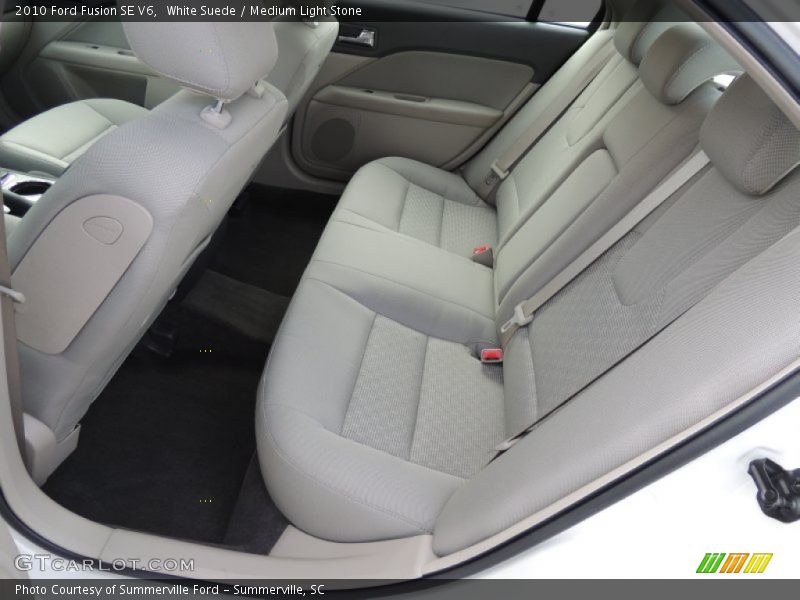 White Suede / Medium Light Stone 2010 Ford Fusion SE V6