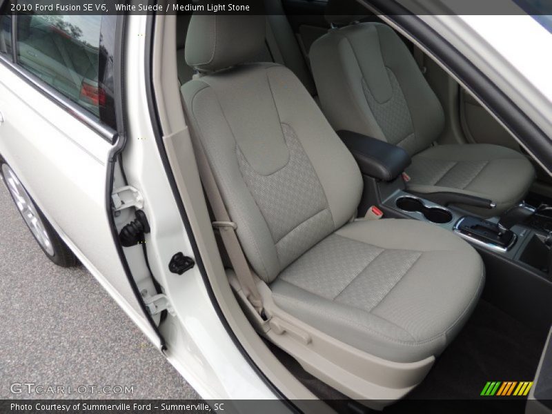 White Suede / Medium Light Stone 2010 Ford Fusion SE V6