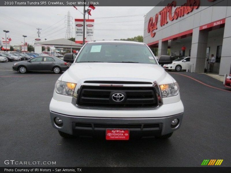 Super White / Black 2010 Toyota Tundra SR5 CrewMax