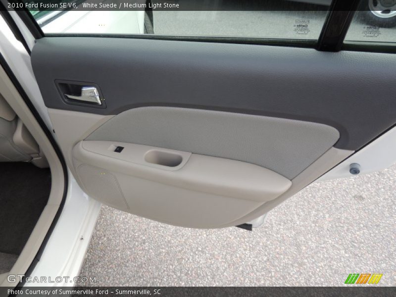 White Suede / Medium Light Stone 2010 Ford Fusion SE V6