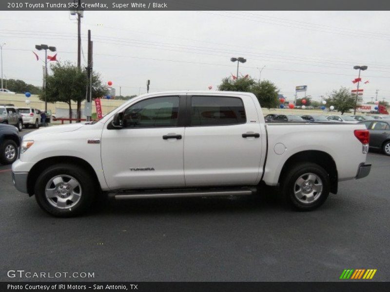 Super White / Black 2010 Toyota Tundra SR5 CrewMax