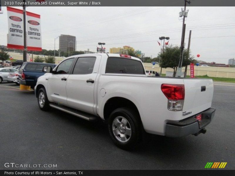 Super White / Black 2010 Toyota Tundra SR5 CrewMax