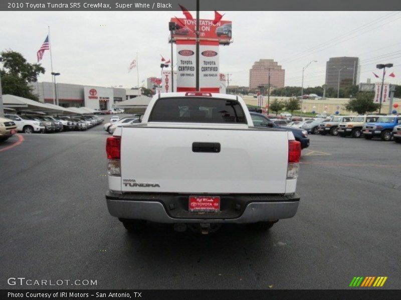 Super White / Black 2010 Toyota Tundra SR5 CrewMax